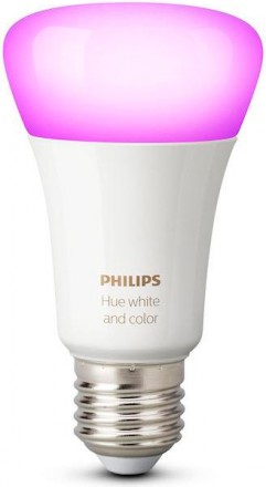 Лампа Philips Hue 9W A60 E27 RUS цветная