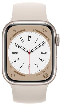 Часы Apple Watch Series 8 GPS 45мм MNUQ3 корпус из алюминия сияющая звезда + ремешок Сияющая звезда