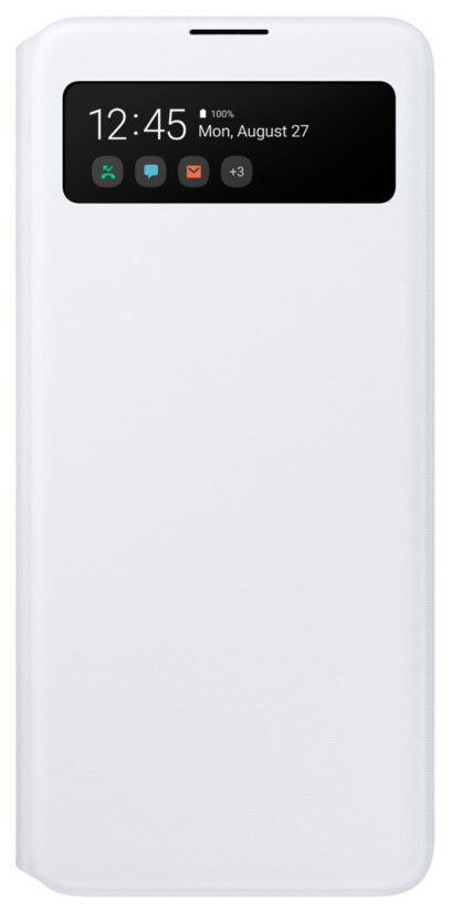 Чехол-книжка Samsung Galaxy A51 S View Wallet Cover White (EF-EA515PWEGRU)