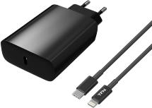 СЗУ TFN WC35 + дата-кабель Type-C-Lightning 20W Black