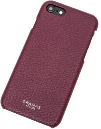 Клип-кейс Gramas для Apple iPhone 8 сафьяно vinous