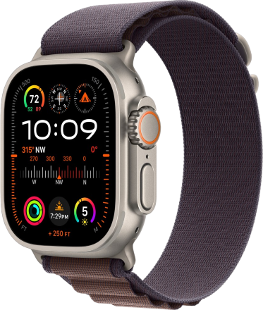 Часы Apple Watch Ultra 2 GPS 49мм корпус из титана + ремешок alpine loop Индиго