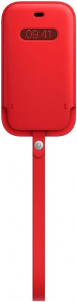 Чехол Apple iPhone 12 mini MagSafe кожаный (PRODUCT)RED (MHMR3ZE/A)