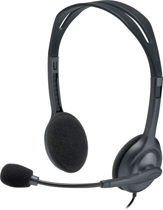 Наушники с микрофоном Logitech Stereo Headset H111 компьютерные Grey Наушники с микрофоном Logitech Stereo Headset H111 компьютерные Grey