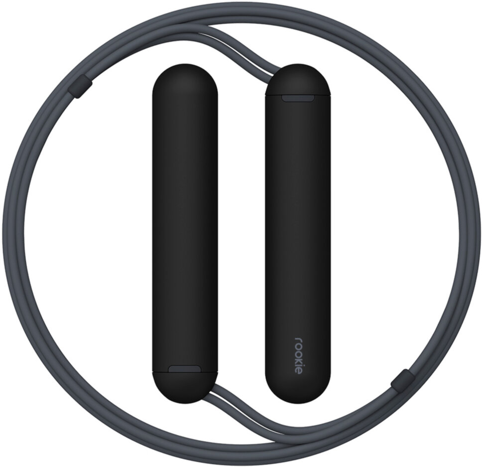 Умная скакалка Tangram Factory Smart Rope Rookie светодиодная подсветка Black Умная скакалка Tangram Factory Smart Rope Rookie светодиодная подсветка Black