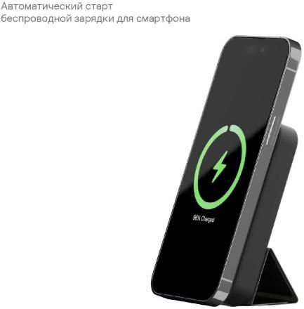 Внешний аккумулятор uBear Range с поддержкой MagSafe 6500 mAh Черный
