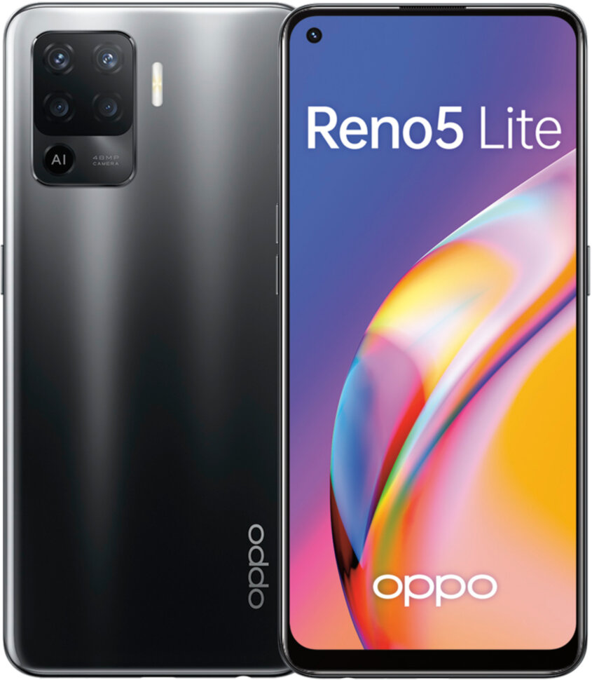 Смартфон OPPO Reno5 Lite 8/128Gb Fluid Black Смартфон OPPO Reno5 Lite 8/128Gb Fluid Black