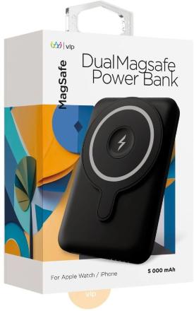Внешний аккумулятор VLP Dual Magsafe 5000 mAh 3A USB-C Черный