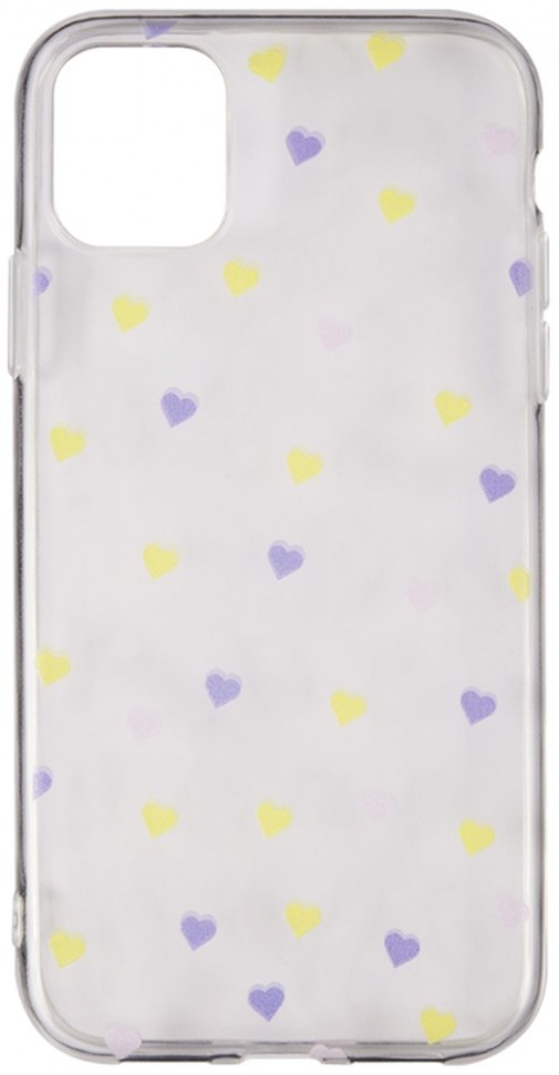 Клип-кейс RedLine iPhone 11 принт Сердечки 01
