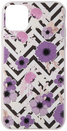 Клип-кейс RedLine iPhone 11 принт Цветы 01
