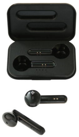 Беспроводные наушники с микрофоном Telefunken TWS TF-1003B black