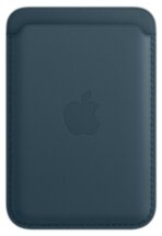 Чехол-бумажник Apple iPhone MagSafe кожаный балтийский синий (MHLQ3ZE/A)