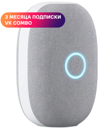 Умная колонка Капсула с голосовым помощником Марусей от VK, Светло-серая Капсула с голосовым помощником Марусей от VK, Светло-серая