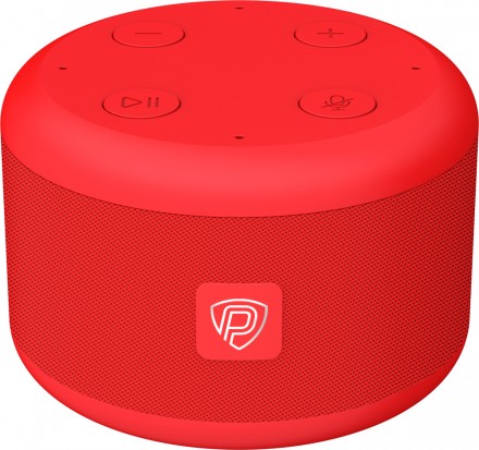 Умная колонка Prestigio Smartvoice с голосовым ассистентом Маруся Red