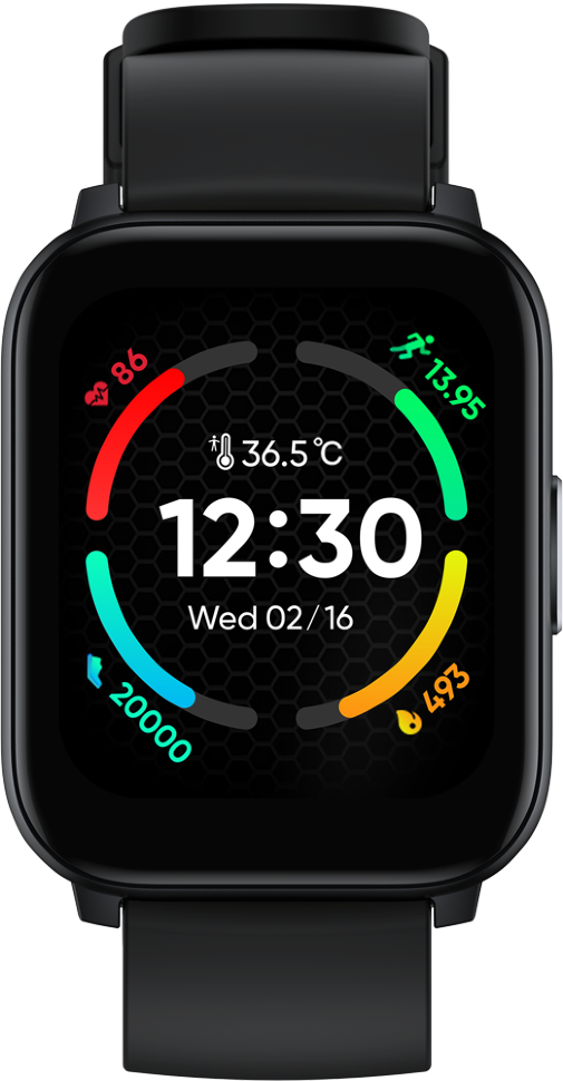 Часы realme Watch 100S Черные Часы realme Watch 100S Черные