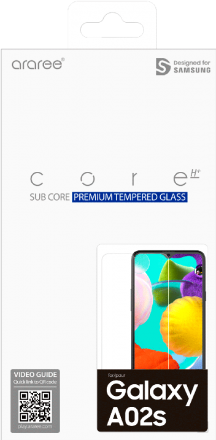Стекло защитное Araree Samsung Galaxy A02s 2.5D прозрачное (GP-TTA025KDATR)