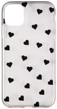 Клип-кейс RedLine iPhone 11 принт Сердечки 02