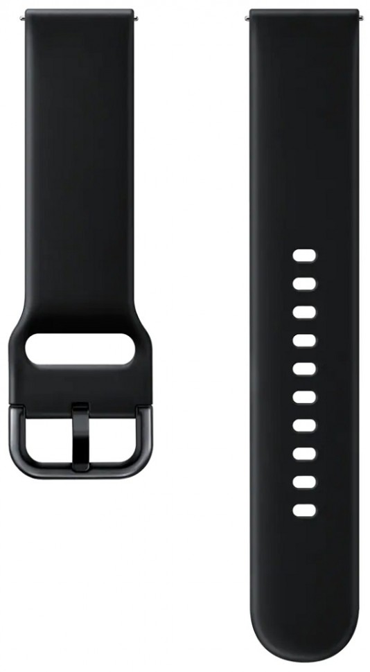 Ремешок для умных часов Samsung Galaxy Watch Active ET-SFR82M спортивный Aqua Black Ремешок для умных часов Samsung Galaxy Watch Active ET-SFR82M спортивный Aqua Black