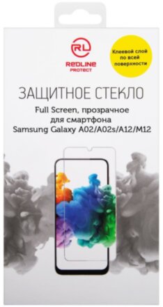 Стекло защитное RedLine Samsung Galaxy A02/A02s/A12/M12 прозрачное