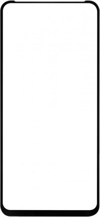 Стекло защитное RedLine Xiaomi Redmi Note 9 черная рамка