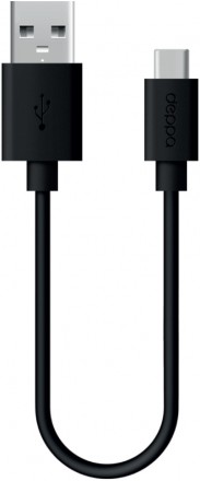 Дата-кабель Deppa USB А-Type С 1,2м 2.4А Black