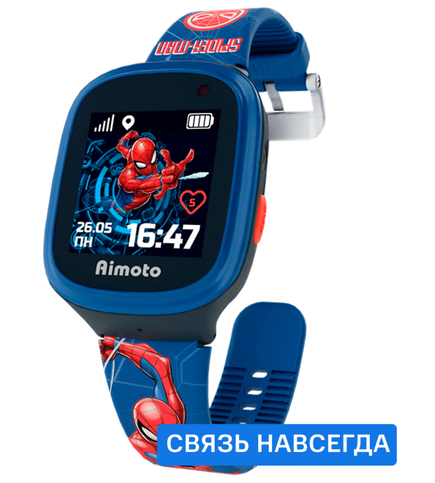 Детские часы Aimoto с GPS Disney Человек-паук Детские часы Aimoto с GPS Disney Человек-паук