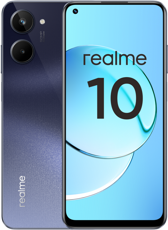 Смартфон realme 10 8/128 Гб Черный Смартфон realme 10 8/128 Гб Черный