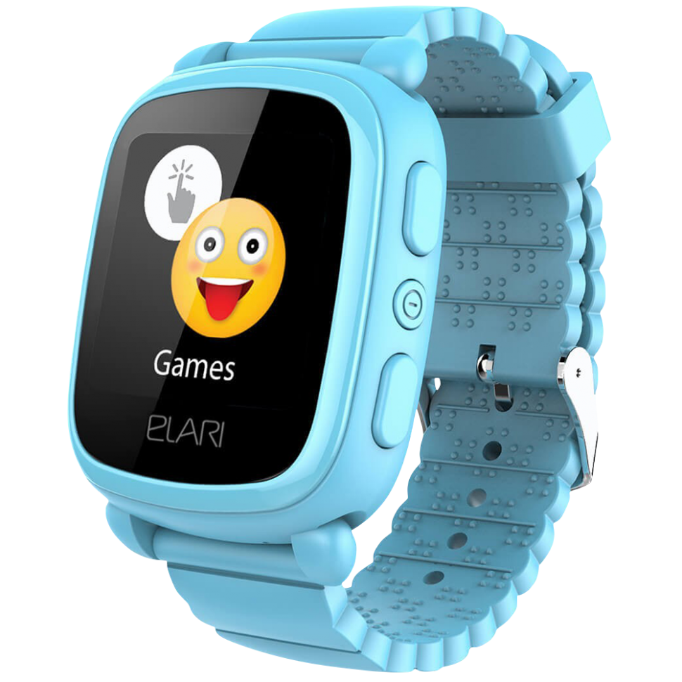 Детские часы Elari KidPhone 2 с GPS трекером Blue Детские часы Elari KidPhone 2 с GPS трекером Blue