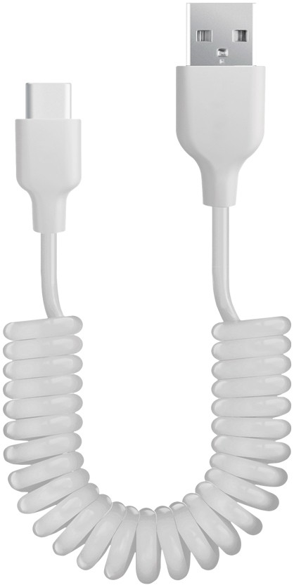 Дата-кабель TFN USB-A - USB-C витой, 2А, 1,2м White Дата-кабель TFN USB-A - USB-C витой, 2А, 1,2м White