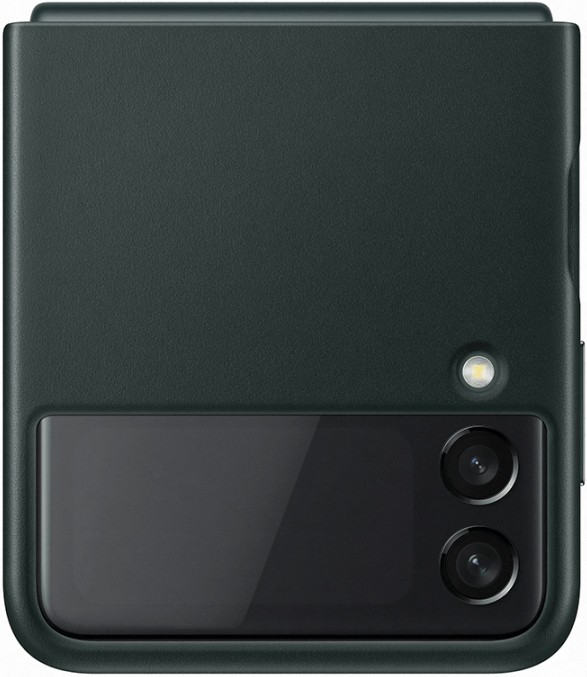 Клип-кейс Samsung Galaxy Z Flip3 Leather Cover Dark Green (EF-VF711LGEGRU) Клип-кейс Samsung Galaxy Z Flip3 Leather Cover Dark Green (EF-VF711LGEGRU)