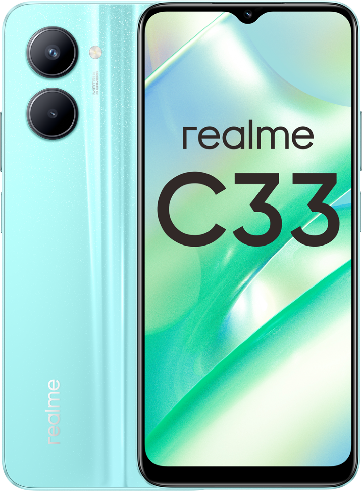 Смартфон realme C33 4/128 Гб Голубой Смартфон realme C33 4/128 Гб Голубой