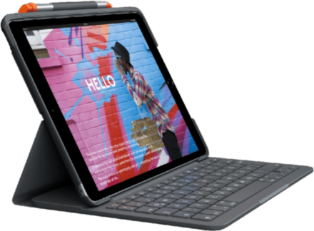 Чехол-клавиатура Logitech Slim Folio for iPad 7th generation Graphite