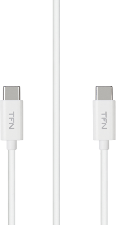 Дата-кабель TFN Type-C-Type-C 60W Белый
