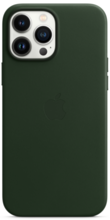 Клип-кейс Apple iPhone 13 Pro Max MagSafe кожаный Зеленая секвойя (MM1Q3ZE/A)