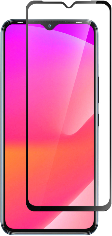 Стекло защитное для Infinix SMART 6 PLUS Черная рамка Стекло защитное для Infinix SMART 6 PLUS Черная рамка