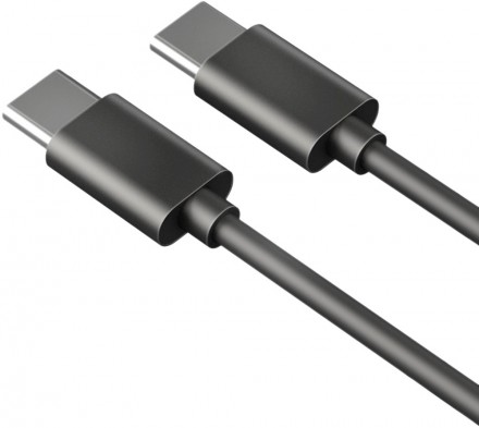 Дата-кабель Akai CE-469B Type-C-Type-С 1,2м 3А Black