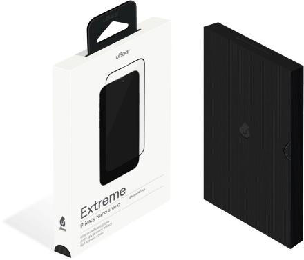 Стекло защитное uBear Extreme Nano Shield Privacy для iPhone 14 Plus Черная рамка (GL147BL03ANP67-I22)