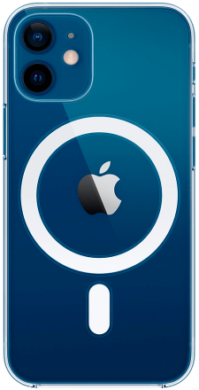 Клип-кейс Apple iPhone 12 mini MagSafe силиконовый прозрачный (MHLL3ZE/A)