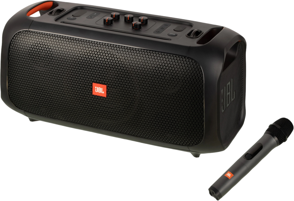 Портативная акустическая система JBL Party Box On The Go Черная Портативная акустическая система JBL Party Box On The Go Черная