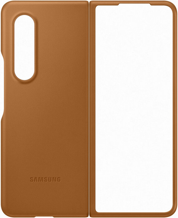 Клип-кейс Samsung Galaxy Z Fold3 Flip Cover кожаный Sandy Beige (EF-VF926LAEGRU) Клип-кейс Samsung Galaxy Z Fold3 Flip Cover кожаный Sandy Beige (EF-VF926LAEGRU)