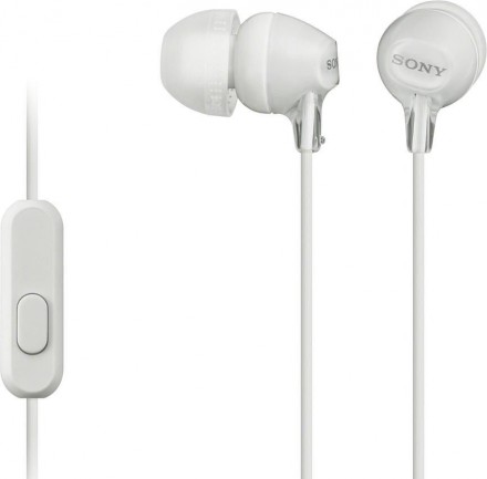Наушники с микрофоном Sony MDR-EX14AP White
