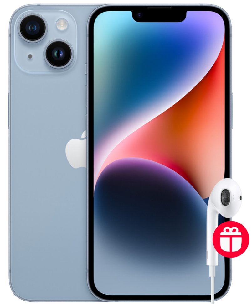 Смартфон Apple iPhone 14 256Gb Голубой