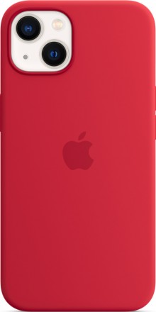 Клип-кейс Apple MagSafe iPhone 13 силиконовый (PRODUCT)RED (MM2C3ZE/A)