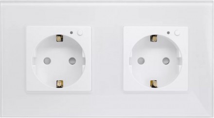 Умная розетка Geozon GSH-SSW02 двойная White