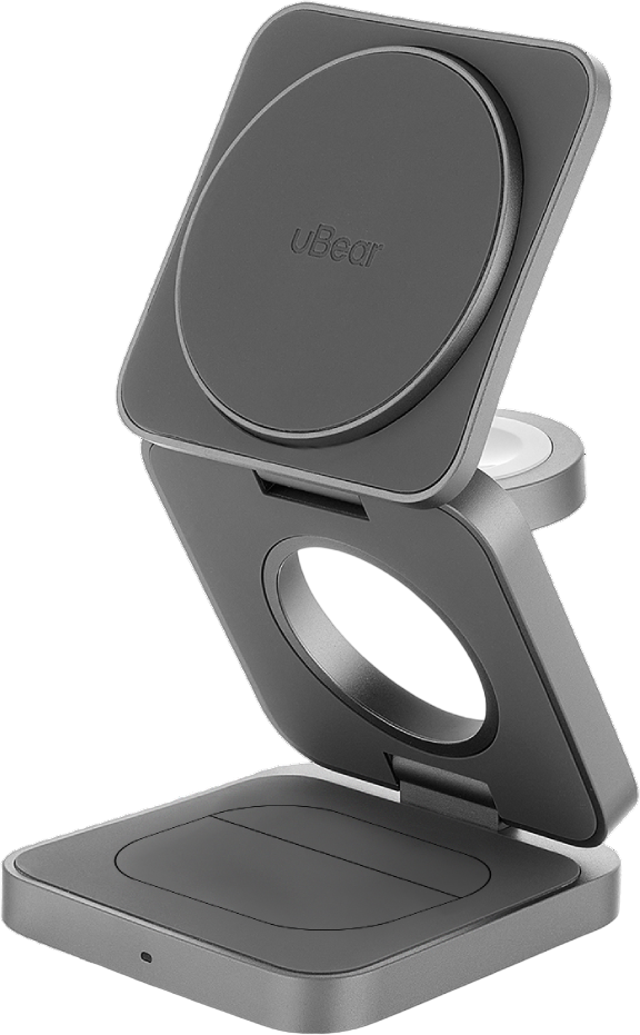Беспроводное зарядное устройство uBear Balance Серое Беспроводное зарядное устройство uBear Balance Серое