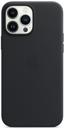 Клип-кейс Apple iPhone 13 Pro Max MagSafe кожаный Темная ночь (MM1R3ZE/A)