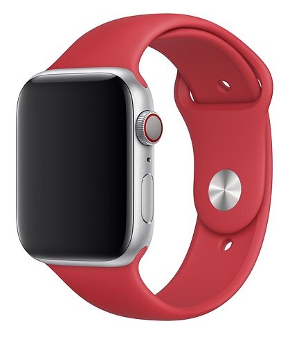 Ремешок для умных часов Everstone ES-AWBS-202 Apple Watch 42/44мм силиконовый Red Ремешок для умных часов Everstone ES-AWBS-202 Apple Watch 42/44мм силиконовый Red