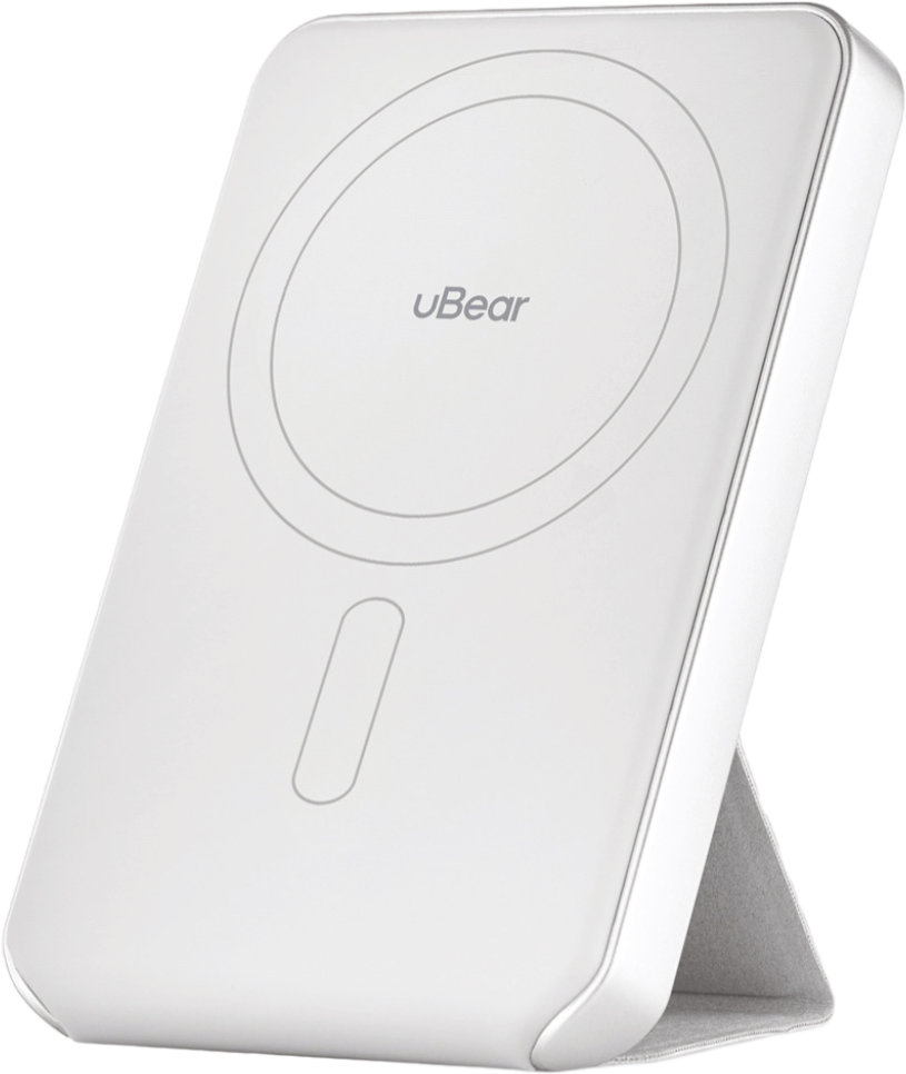 Внешний аккумулятор uBear Backup Magnetic 5000 mAh PD 20W Серебро Внешний аккумулятор uBear Backup Magnetic 5000 mAh PD 20W Серебро