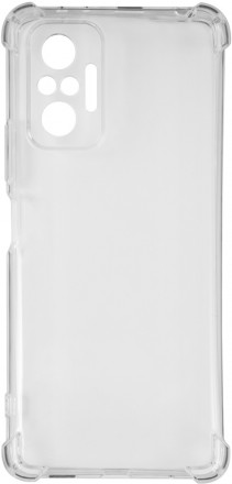 Клип-кейс RedLine Xiaomi Redmi Note 10 Pro противоударный с усиленными углами прозрачный
