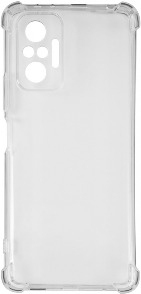 Клип-кейс RedLine Xiaomi Redmi Note 10 Pro противоударный с усиленными углами прозрачный